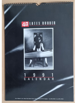 4D LATEX RUBBER Calendar 1991