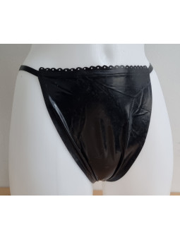 Slip mit süßer Latexborte