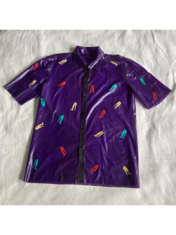 "Hawaii" shirt with high...